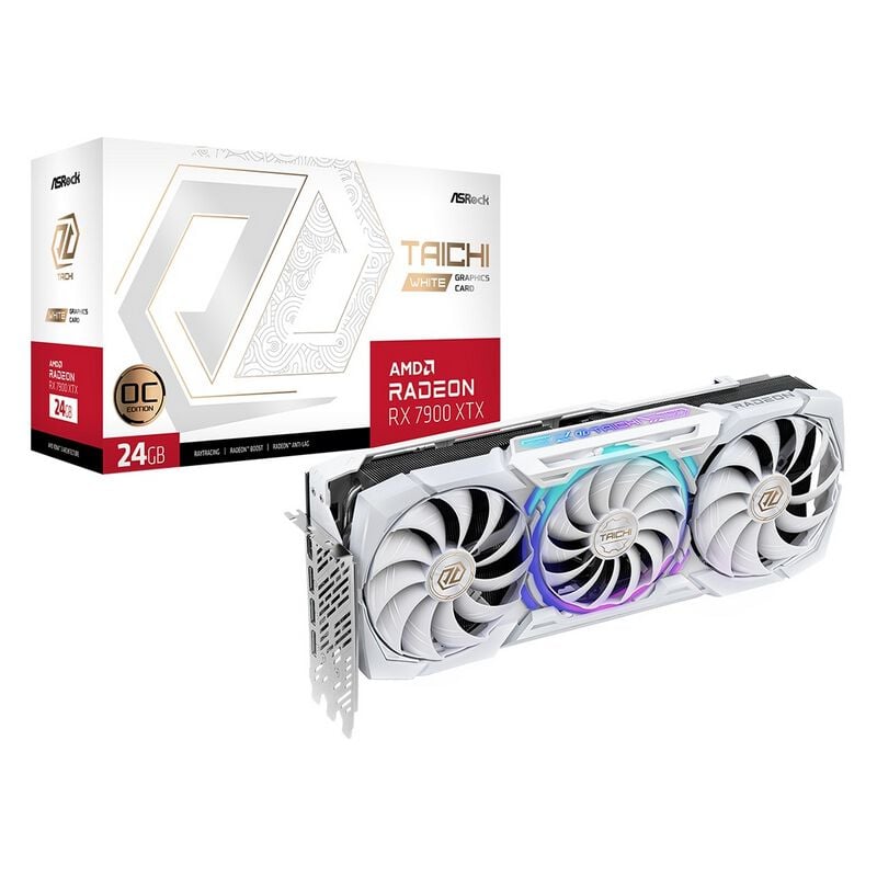 ASRock Radeon RX 7900 XTX Taichi White 24GB OC (RX7900XTX ASRock Radeon RX 7900 XTX Taichi White 24GB OC (RX7900XTX