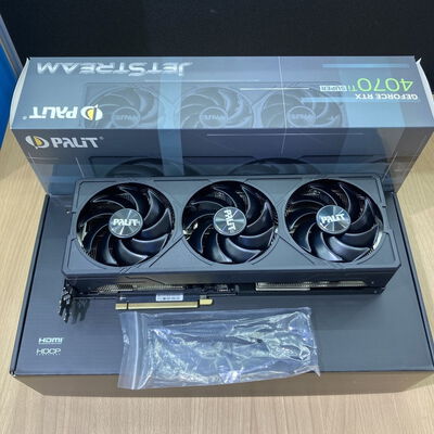 【甲府飯田店】中古  Palit NED47TSS19T2-1043J JetStream OC (RTX4070Ti SUPER 16GB) 164254 