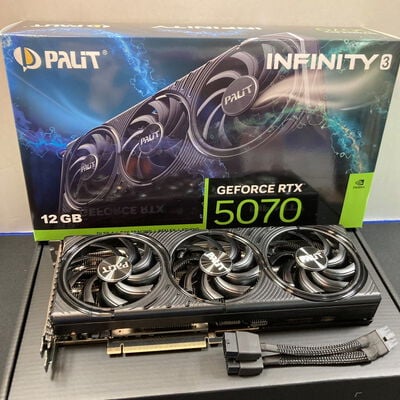 【大宮店】中古  Palit NE75070019K9-GB2050S (RTX5070 12GB Infinity 3) 188943 