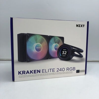 【福井日之出店】中古  NZXT RL-KR24E-B1(KRAKEN Elite RGB 240 BK 水) 5200001252 