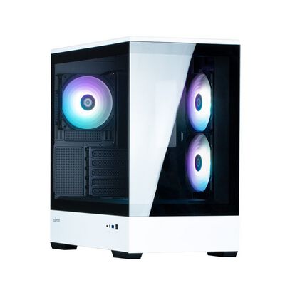 ZALMAN  P30 BW (MicroATX ガラス ブラック/ホワイト) 