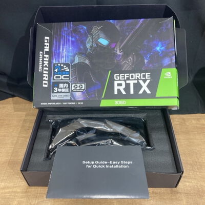 【静岡東瀬名店】中古  玄人志向 GG-RTX3060-E12GB/OC/DF (RTX3060 12GB) 144779 