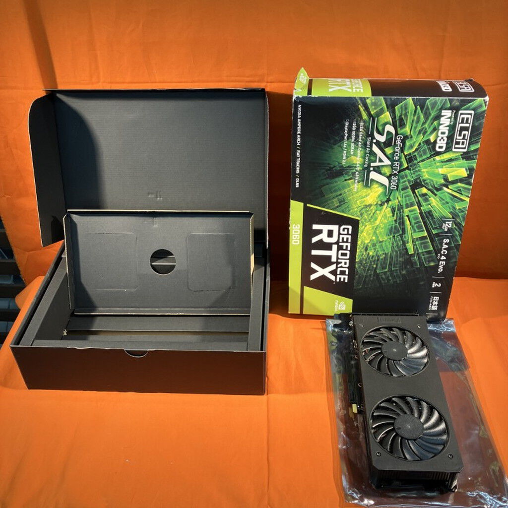 中古 【LHR版】ELSA GD3060-12GERSH (RTX 3060 S.A.C 12GB) 3280021822