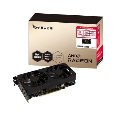 玄人志向  RD-RX9060XT-E8GB/DF (Radeon RX 9060 XT 8GB) 
