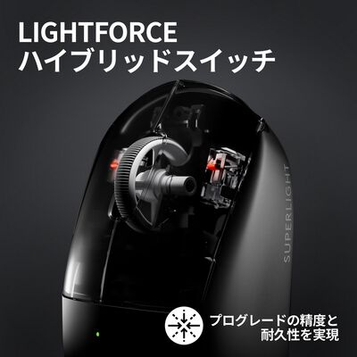 Logicool  PRO X SUPERLIGHT 2 Wireless Gaming Mouse G-PPD-004WL-BK (ブラック) 