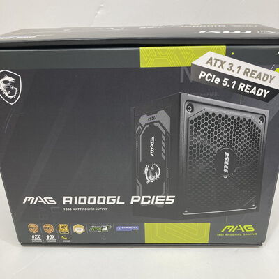 【神戸・三宮店】中古  MSI MAG A1000GL PCIE5 (ATX3.1 1000W 80+G CyG P) 3430005963 