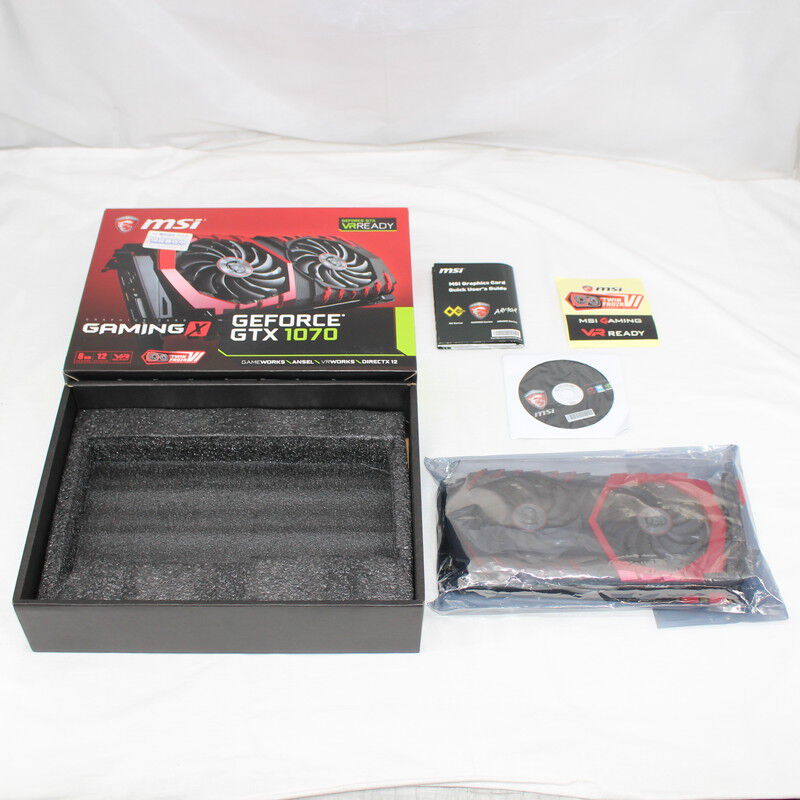 中古 MSI GeForce GTX 1070 GAMING X 8G（GTX 1070 8GB