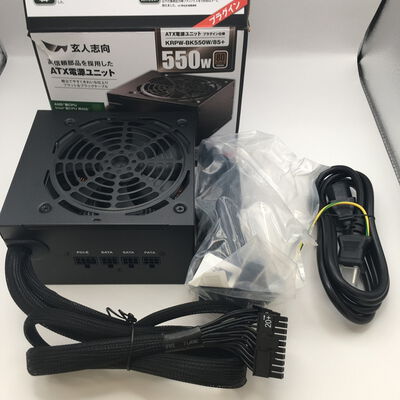 【佐賀南部バイパス店】中古  玄人志向 KRPW-BK550W/85+ (ATX 550W 80+B P) 5250001212 