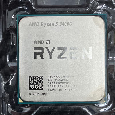 【富士青葉店】中古  AMD Ryzen 5 3400G (AM4/3.7/6M/C4/T8/65W) 140028 