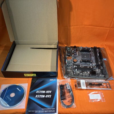 【なんば店】中古  ASRock A520M-HDV (A520 AM4 mATX DDR4) 143667 
