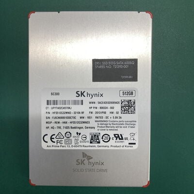 【神戸・三宮店】中古  各社 2.5インチ SSD 512GB SATA 124396 