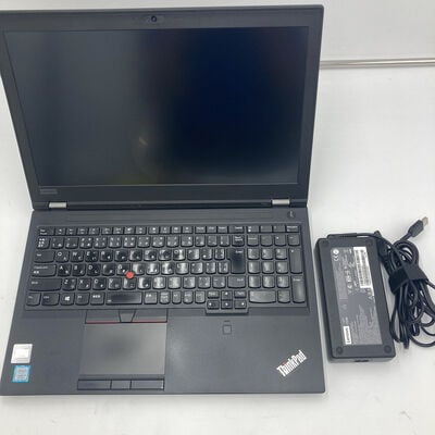 【白山FM松任店】中古  Lenovo ThinkPad P52　20MAS12700 (Core i7 8750H/16GB/SSD512GB/-/NVIDIA Quadro P1000 4GB/15.6ｲﾝﾁ/1920x1080/Wi-Fi/WEBCAM/W11H64) 176658 