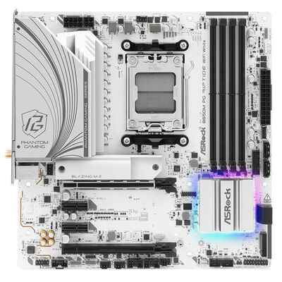 ASRock  B650M PG Riptide WiFi White (B650 AM5 MicroATX) 