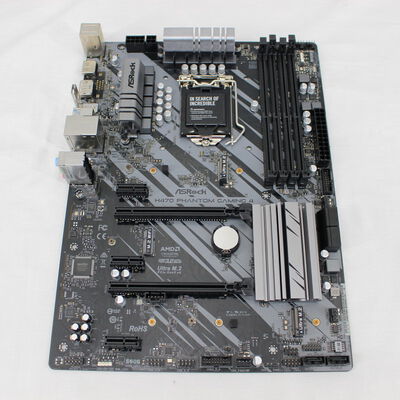 【通販センター】中古  ASRock H470 Phantom Gaming 4 (H470 1200 ATX DDR4) 142778 