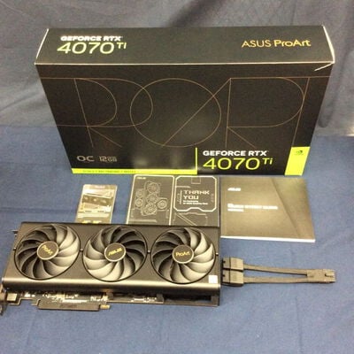 【川崎店】中古  ASUS ProArt-RTX4070Ti-O12GB (RTX4070Ti 12GB) 3170006600 