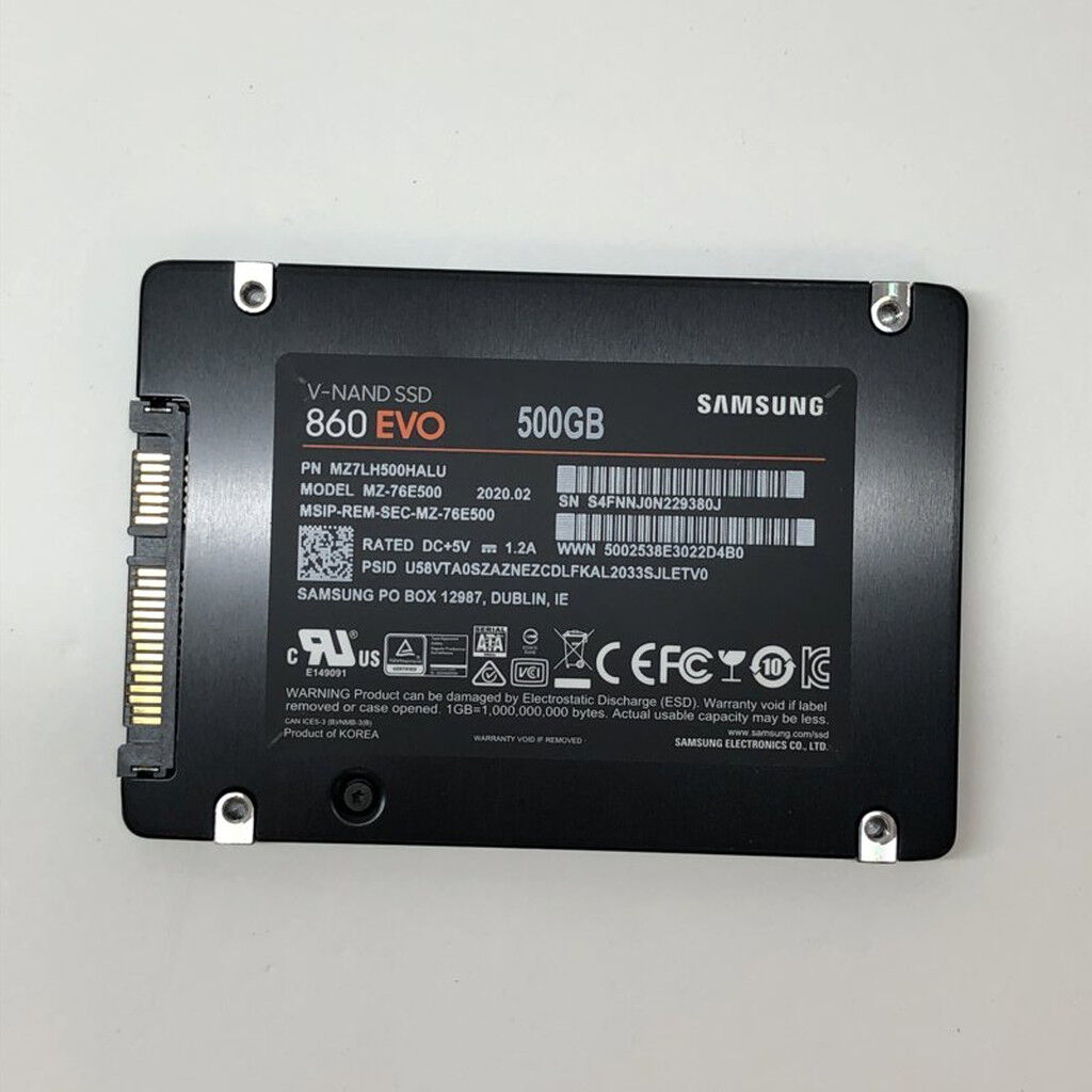 AC3341/中古品 /2.5インチSATA SSD/samsung/480GB/動作確認済み /返品