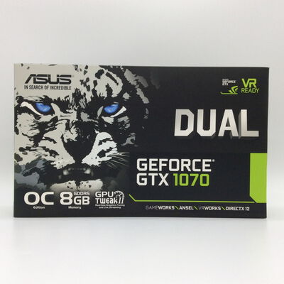 【浜松店】中古  ASUS DUAL-GTX1070-O8G (8G GDR5) 1300008132 