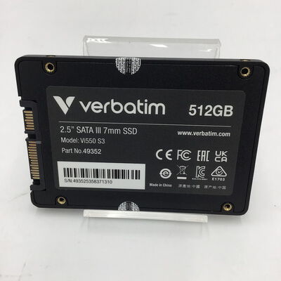 【白山FM松任店】中古  Verbatim Vi550 49352-J (SATA3 512GB) 4950001714 