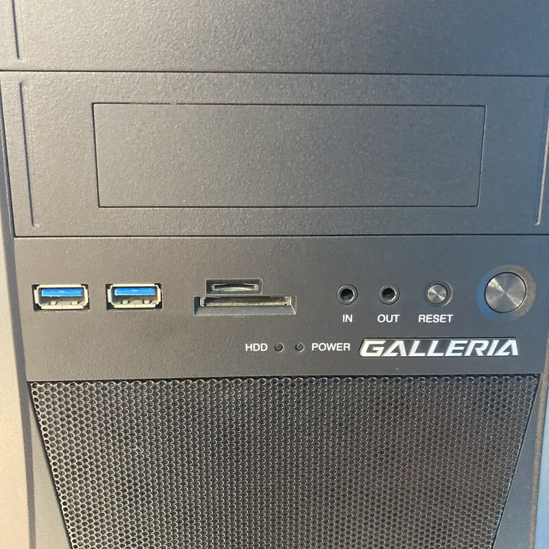 中古 GALLERIA ZV(i7 8700K/16GB/RTX3060) 3310005551【10/9
