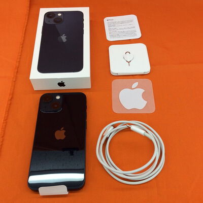 【なんば店】中古  【au版SIMフリー】Apple iPhone13 mini 5.4インチ 128GB (ミッドナイト) MLJC3J/A 147390 