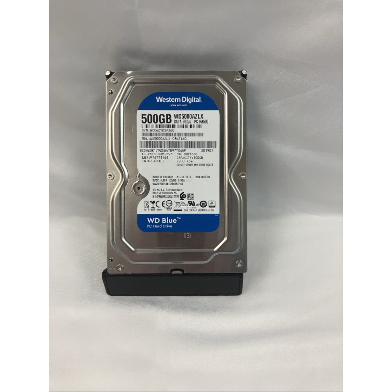 中古 W.D WD50000AZLX SATA 6Gb/s PC HA500 (SATA 3.5 HDD 500GB