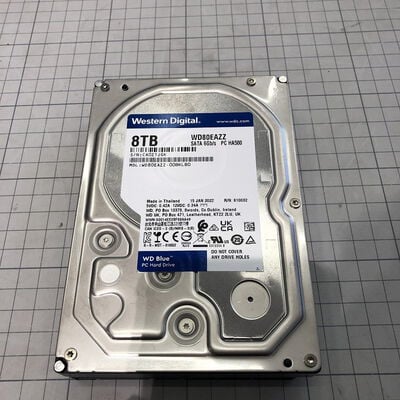 【盛岡都南店】中古  各社 3.5インチ HDD 8TB SATA （デスクトップ用） 132804 
