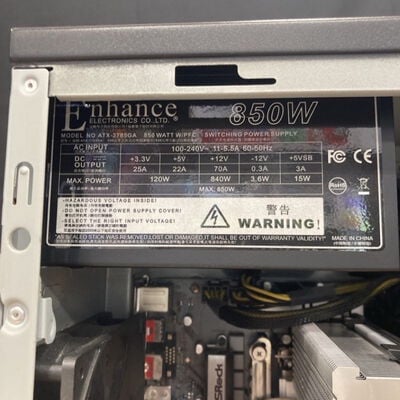 【静岡東瀬名店】中古  FRONTIER FRGAH470/37WS/NTK(Core i7-10700F/32GB/SSD1TB/なし/RTX3070 8GB) 5140001687 