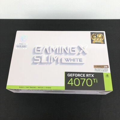 【長野稲里店】中古  MSI GeForce RTX 4070 Ti GAMING X SLIM WHITE 12G (RTX4070Ti 12GB) 5110001114 