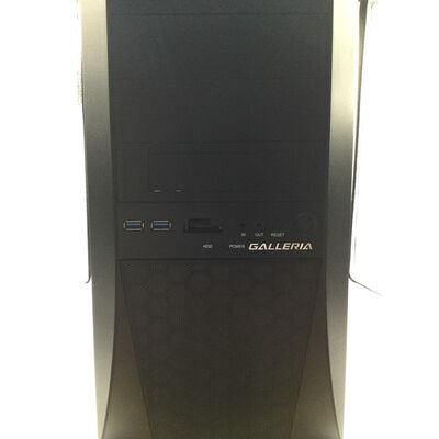 【座間相武台】中古  GALLERIA ZJ(Core i7-8700K/32GB/SSD525GB/HDD2TB/DVD-MULTI/GTX1060 3GB/W11P) 4510001853 