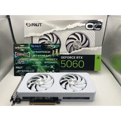 【仙台店】中古  Palit NE75060U19P1-GB2063M (RTX5060 WHITE OC) 188978 