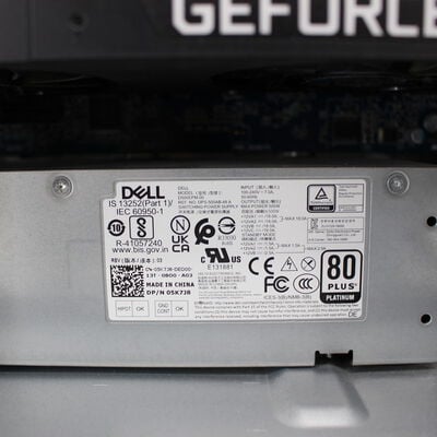 【熊本浜線店】中古  DELL GS 5000(Intel Core i7 10700KF/8GB DDR4 (PC4)/SSD500GB/なし/NVIDIA GeForce RTX 3070 8GB/W11H64 MAR) 190392 