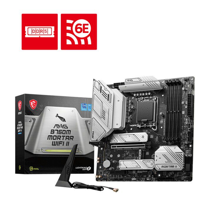 マザーボード MSI MAG B760M Micro-ATX LGA1700 MSI MAG B760M MORTAR WIFI II (B760 1700 MicroATX) ｜ パソコン通販