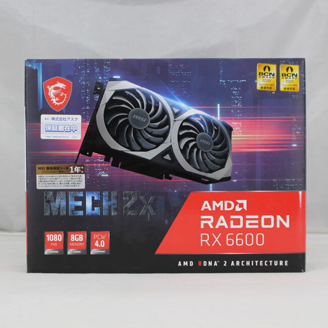 中古 MSI Radeon RX 6600 MECH 2X 8G（RX6600 8GB） 3480029078 