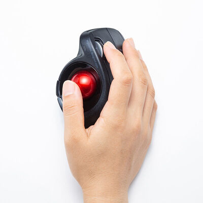 サンワサプライ  MA-BTTB179BK Bluetoothエルゴトラックボール（チルトホイール・マルチペアリング） 