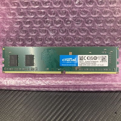 【富士青葉店】中古  PC4-25600 8GB デスクトップ用(DDR4-3200) 140727 