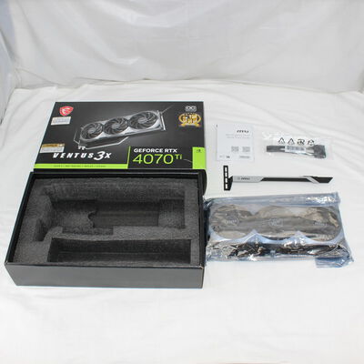 中古  MSI GeForce RTX 4070 Ti VENTUS 3X 12G OC（RTX4070 12GB） 3480033763 