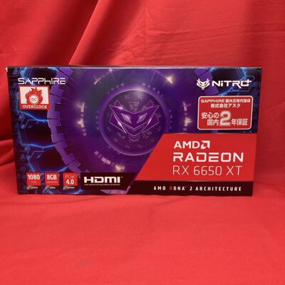 【千葉店】中古  SAPPHIRE  NITRO+ Radeon RX 6650 XT GAMING OC 8GB GDDR6(8GB PCI-E) 3250006072 