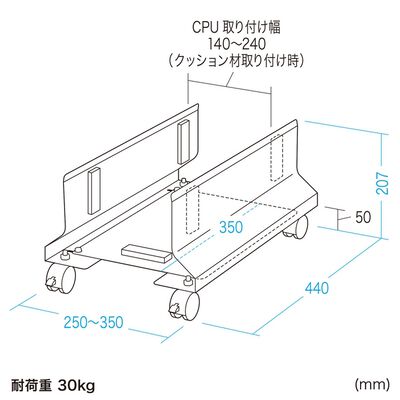 サンワサプライ  CP-052 (CPUスタンド) 