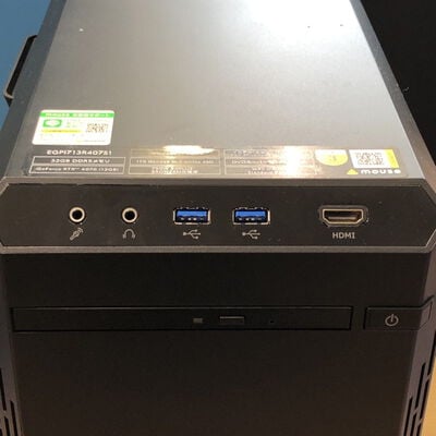 【甲府飯田店】中古  mouse G-TUNE EPGI713R407S1(i7 13700F/32GB/SSD1TB/RTX4070/W11H) 4720002729 