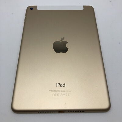 【宇都宮鶴田店】中古  Apple iPad mini4 Wi-Fi + Cellular 128GB ゴールド 国内版SIMロックフリー MK782J/A 129372 