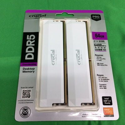 【川崎店】中古  Crucial CP2K32G64C40U5W(PC5-51200 32GBx2) 3170006949 