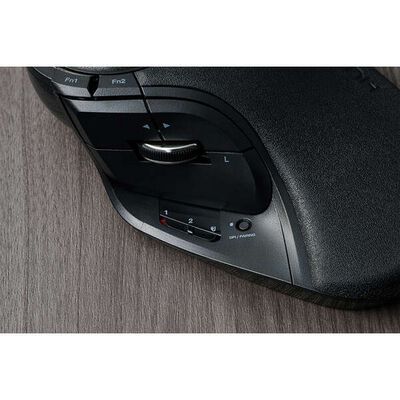 エレコム  M-HT1MRBK (HUGE PLUS ワイヤレストラックボール 10ボタン/ベアリング) 