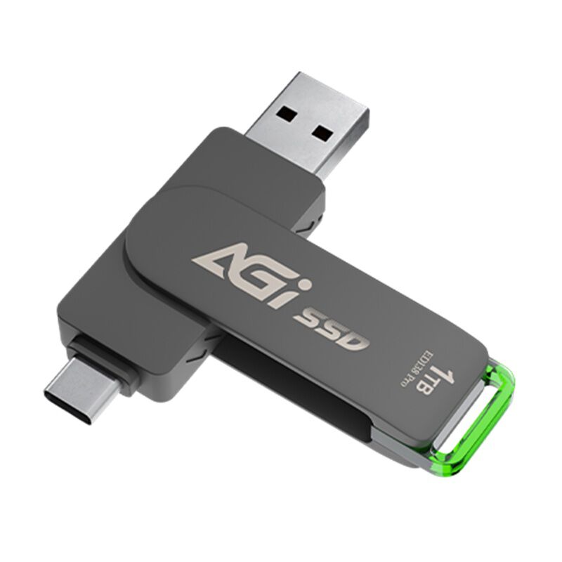 AGI AGI1T0G33ED138P-CB (USB 3.2 Gen 2 外付 SSD 1TB) ｜ パソコン