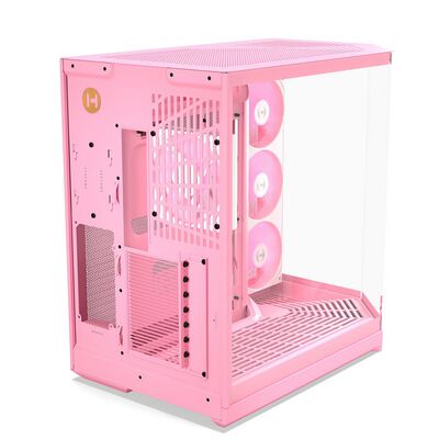 HYTE  Y50 RGB Strawberry Milk (E-ATX ガラスパネル ピンク) 