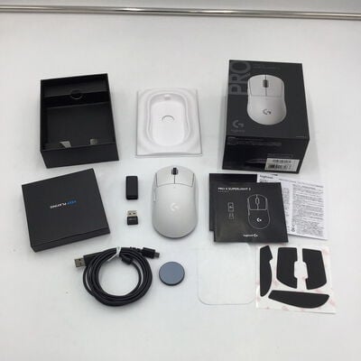 【白山FM松任店】中古  Logicool PRO X SUPERLIGHT 2 Wireless Gaming Mouse G-PPD-004WL-WH (ホワイト) 4950002204 