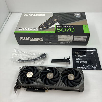 【秋葉原本店】中古  ZOTAC ZT-B50700J-10P SOLID OC (RTX5070 12GB) 176911 