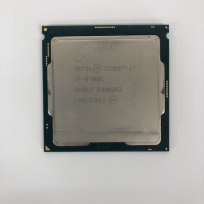 【長野稲里店】中古  INTEL Core i7 9700K (1151/3.60GHz/12M/C8/T8) 138481 