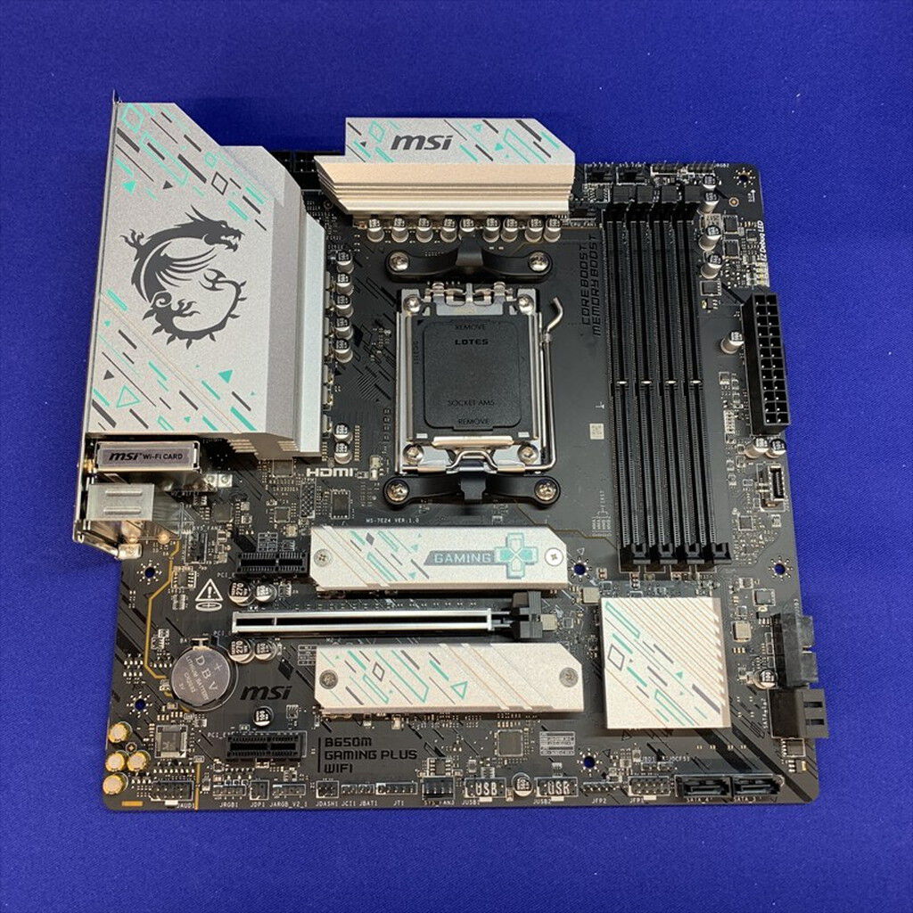 中古 MSI B650M GAMING PLUS WIFI (B650 AM5 mATX DDR5) 3400009152