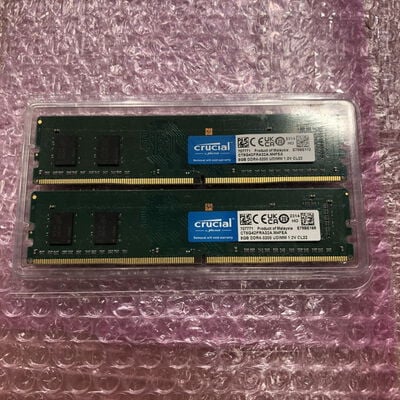 【宮崎恒久店】中古  8GB 2枚組(合計16GB) PC4-32000/DDR4-4000 デスクトップ用 190919 