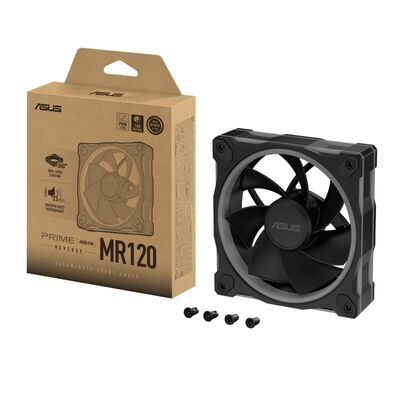 ASUS  MR120 REVERSE ARGB FAN BLACK (120mm ブラック 1個パック) 